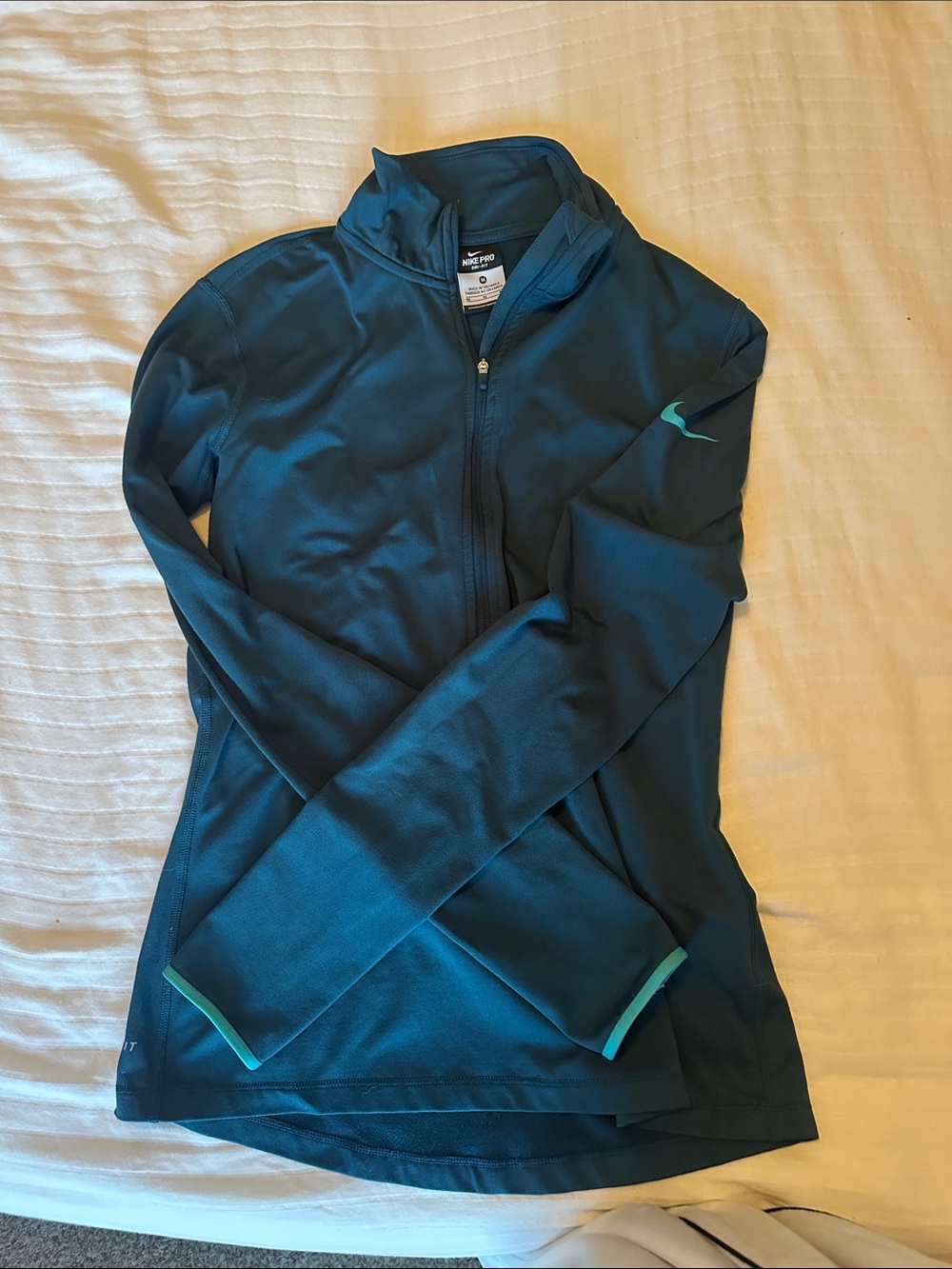 Nike Women’s Teal Full-Zip Performance Jacket